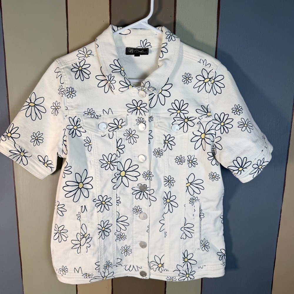 Daisy Denim Jacket-Size:Small - Picture 6 of 8